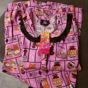 NWT Lady Attraction Jr Large pajama set cute print